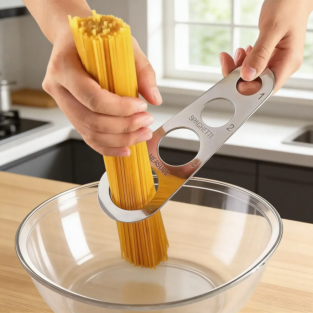 Medidor de Macarrão Inox