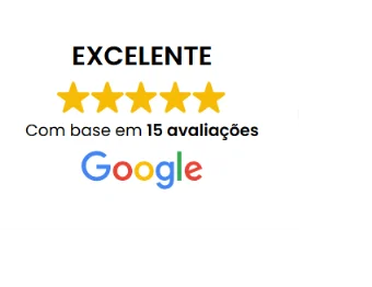 Resumo de avaliações excelentes no Google, com base em 15 avaliações